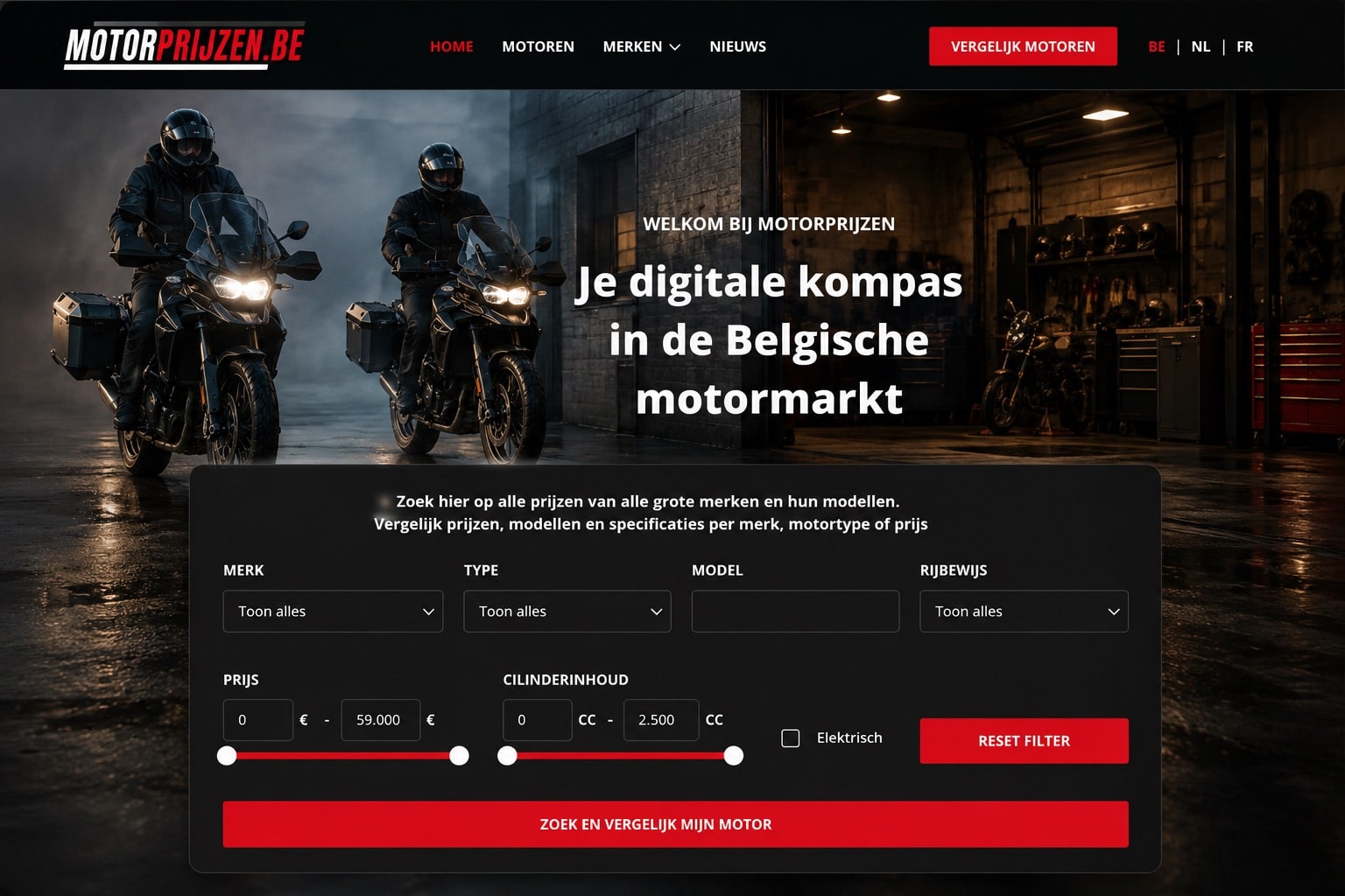 Case Motorprijzen – Motorprijzen 1